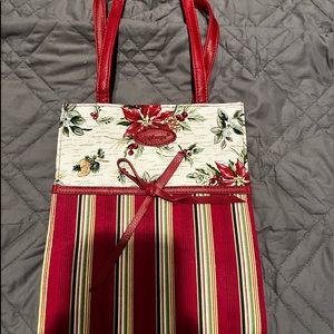 Longaberger floral purse